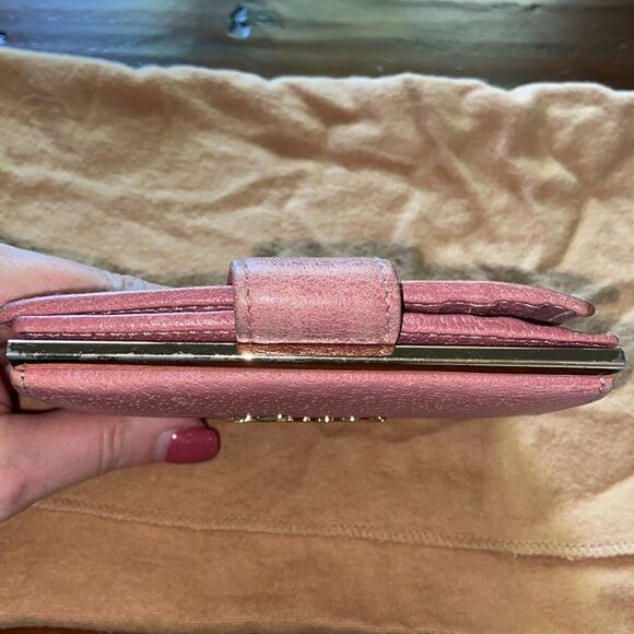 Gucci Vintage Wallet Pink and gold details - Picture 6 of 6